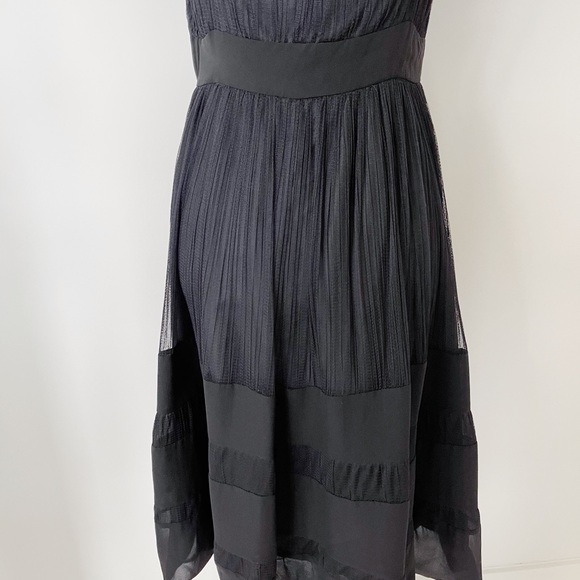 Sportmax Italian 💯% Silk Black Tank Dress - Picture 8 of 11